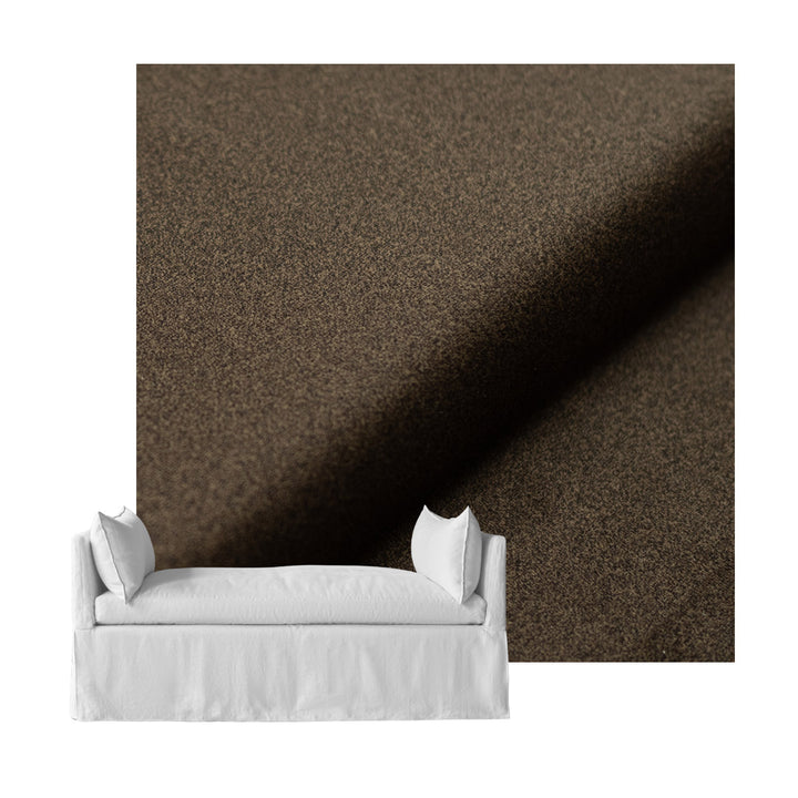 Extra Soft Mocha Brown Custom Daybed Cover