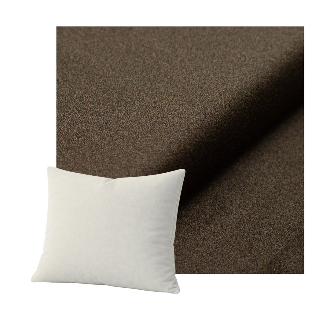 Extra Soft Mocha Brown Throw Pillow