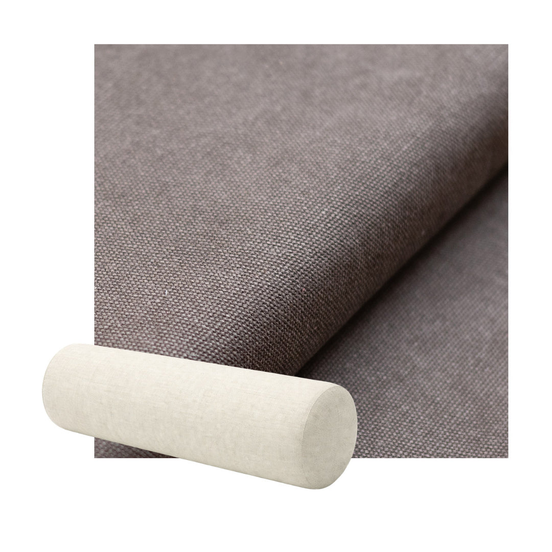 Charcoal Gray Heavyduty Canvas Bolster Pillow
