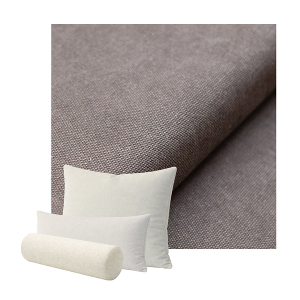 Stone Gray Heavyduty Canvas Custom Pillow Cover