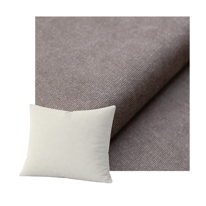 Charcoal Gray Heavyduty Canvas Throw Pillow