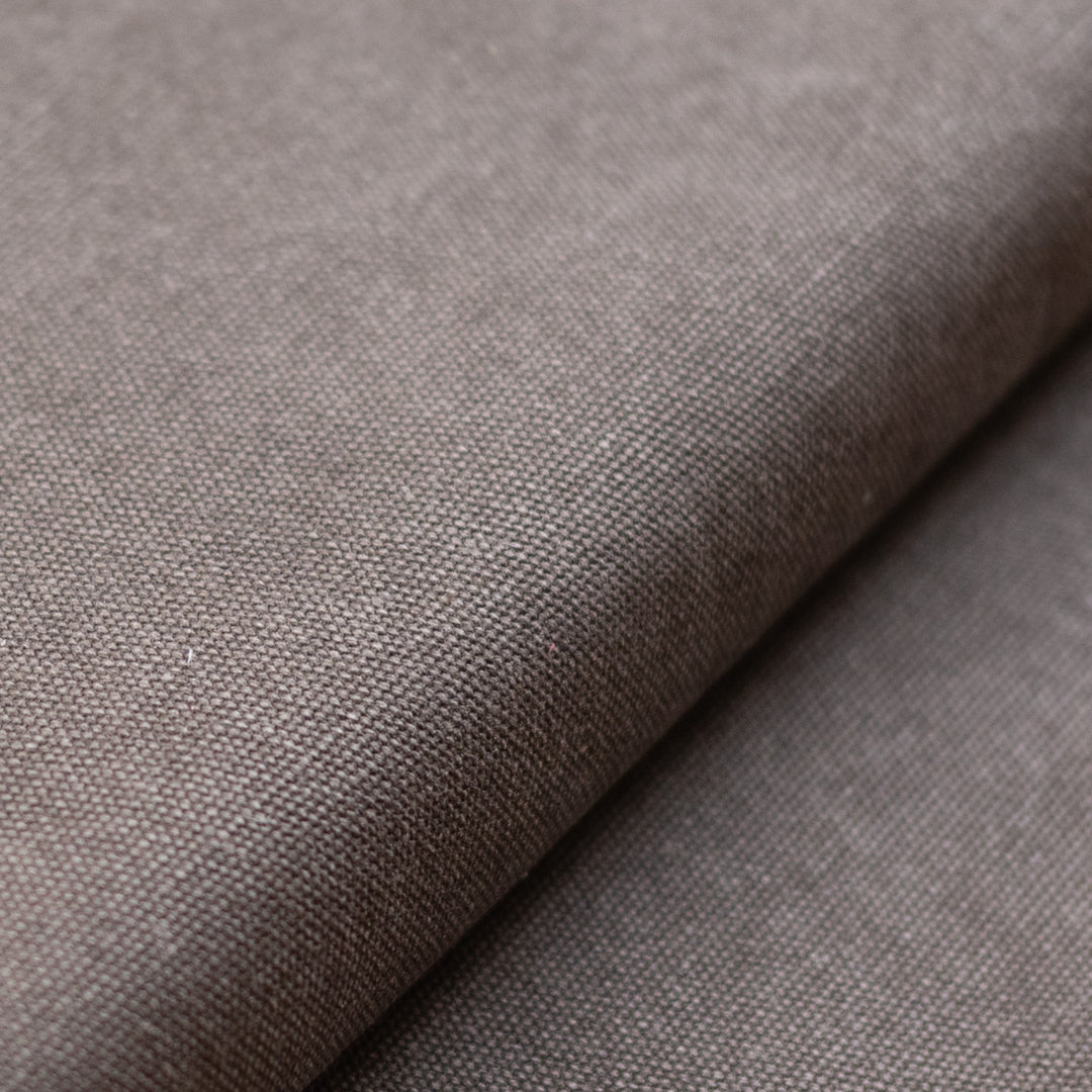 Stone Gray Heavyduty Canvas Custom Sectional Slipcover
