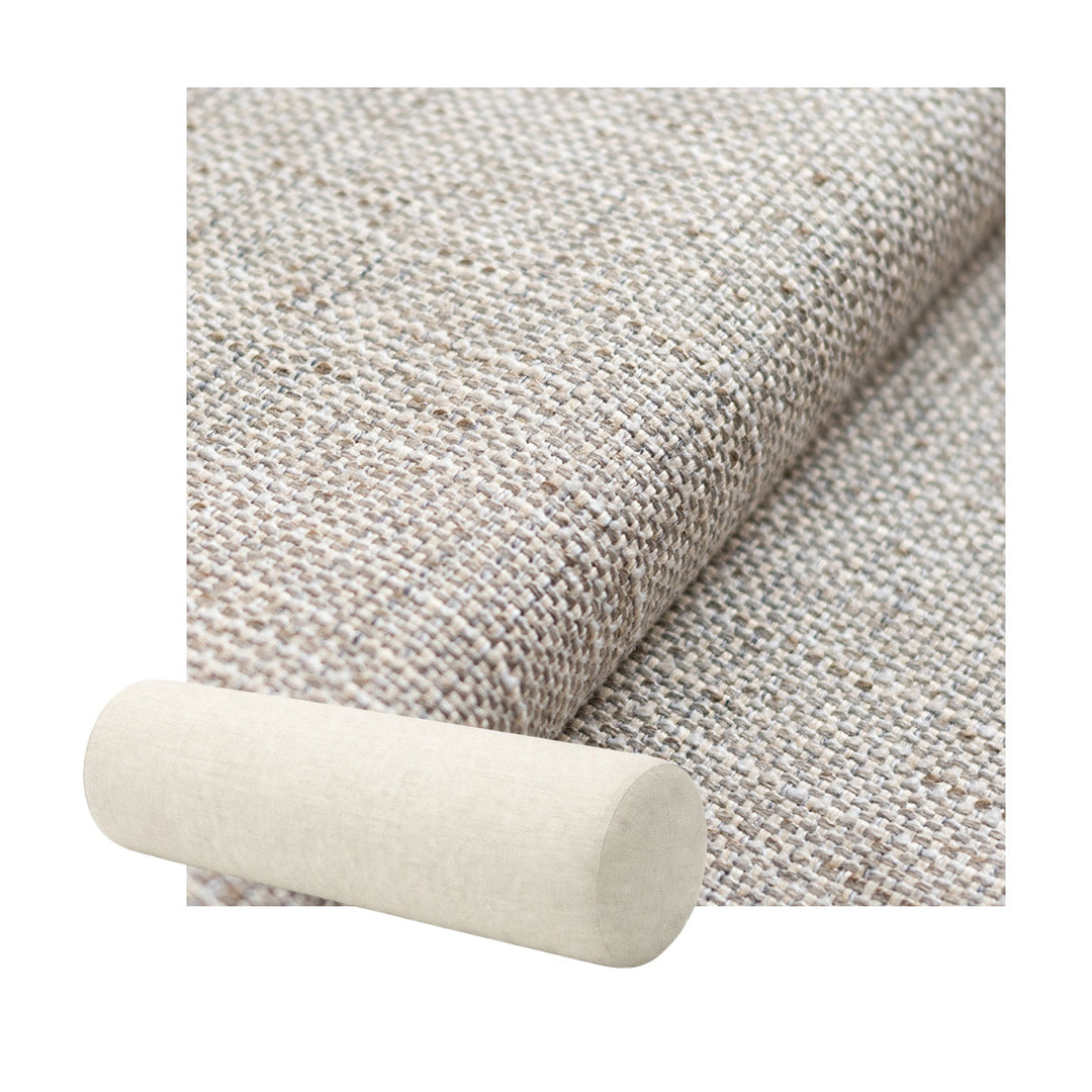 Rustic Natural Textured Weave Bolster Pillow