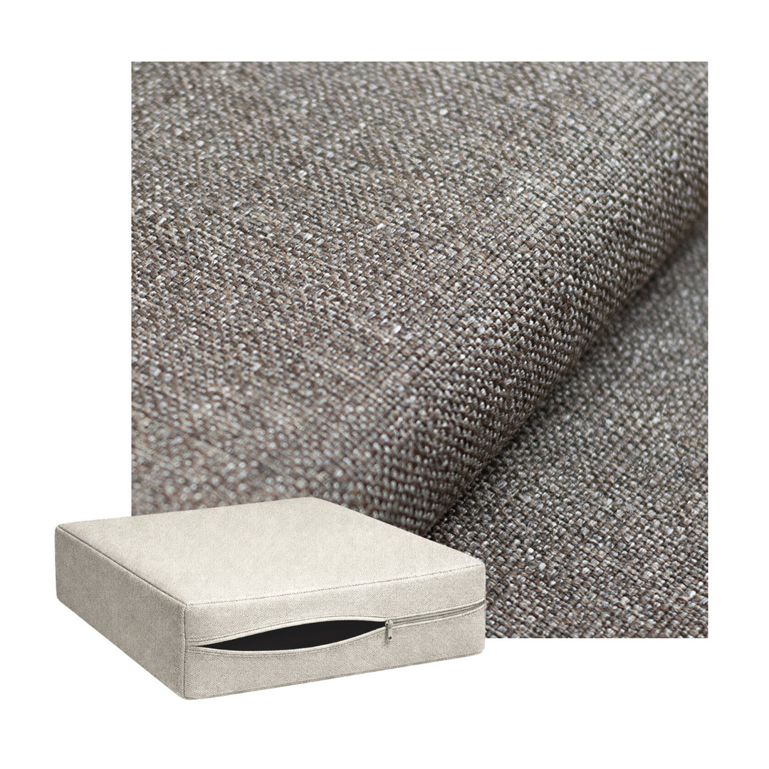 Gravel Gray Custom Cushion Cover