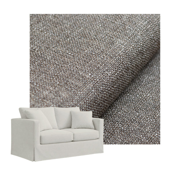 Gravel Gray Custom Furniture Slipcover