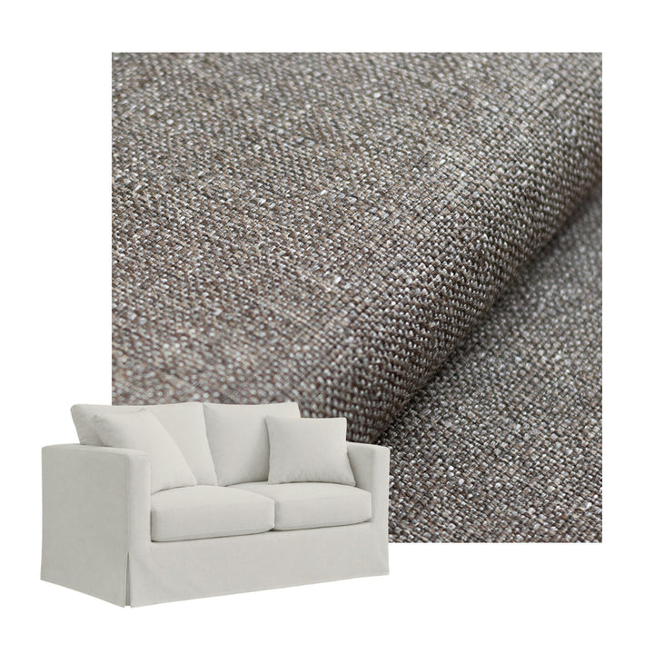 Gravel Gray Custom Furniture Slipcover