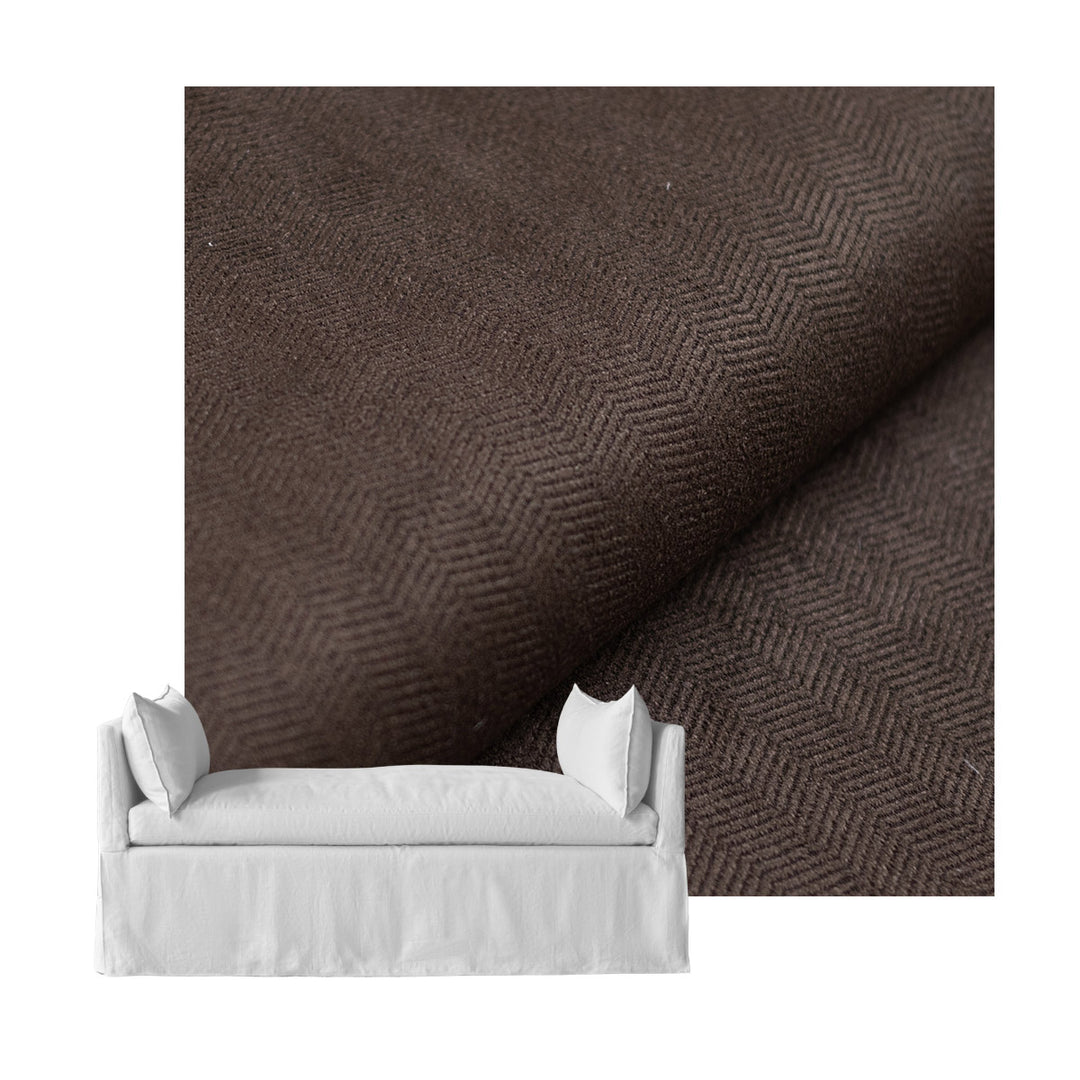 Dark Chocolate Brown Custom Daybed Cover