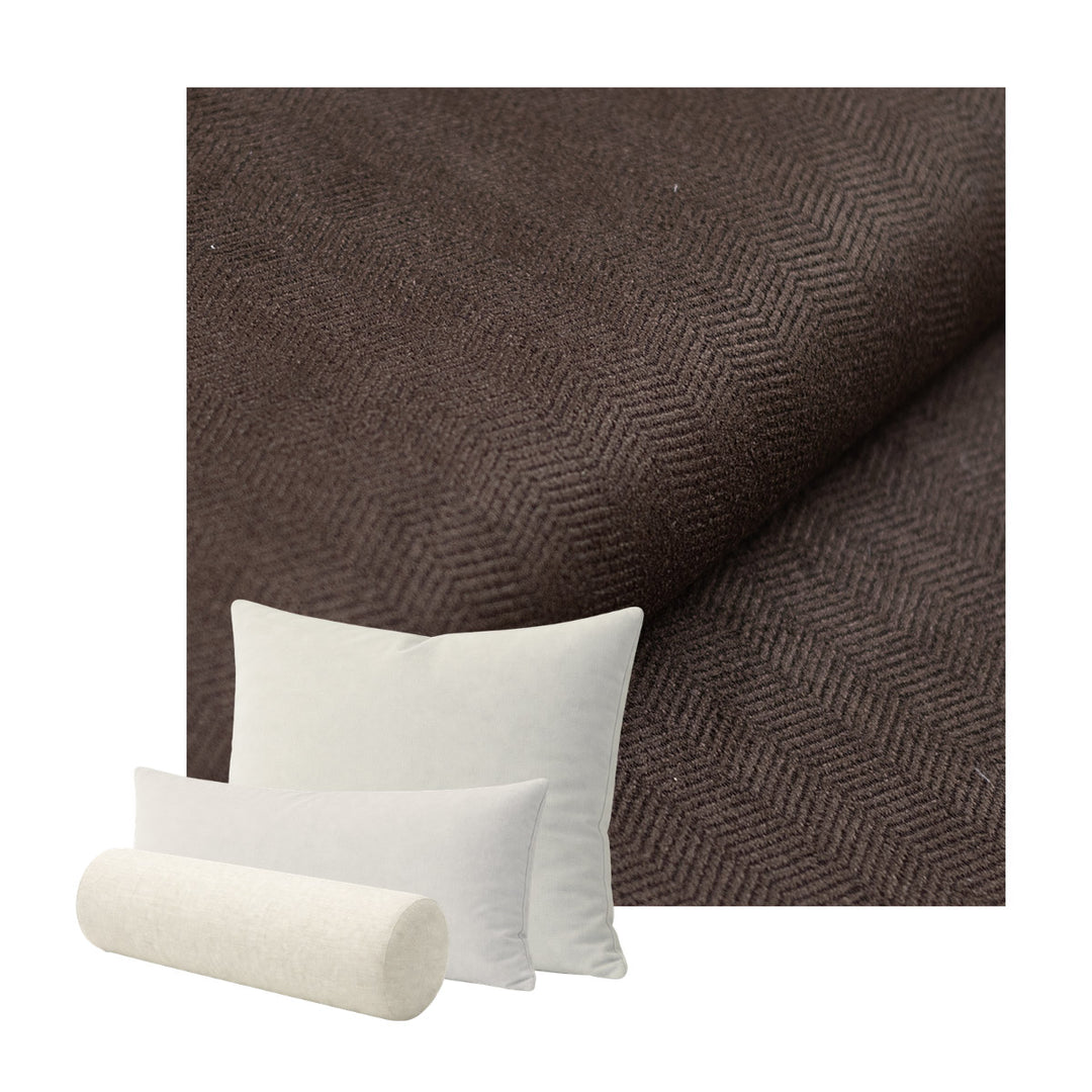 Dark Chocolate Brown Custom Pillow Cover