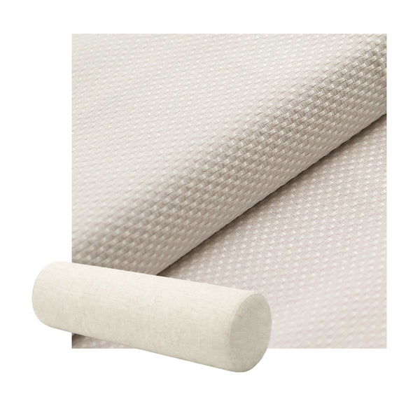 White Pique Performance Weave Bolster Pillow