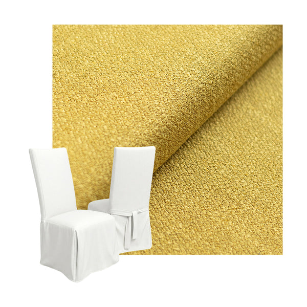 Sunwashed Gold Custom Dining Chair Cover