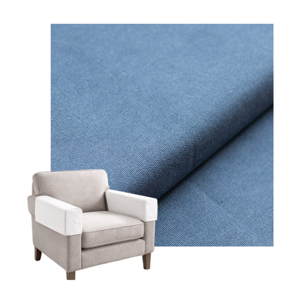 Blue Heavyduty Canvas Custom Armrest Cover