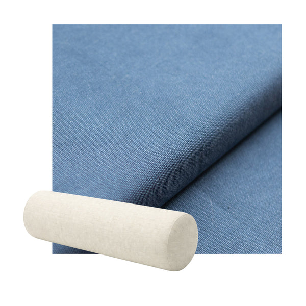 Blue Heavyduty Canvas Bolster Pillow