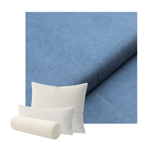 Blue Heavyduty Canvas Custom Pillow Cover