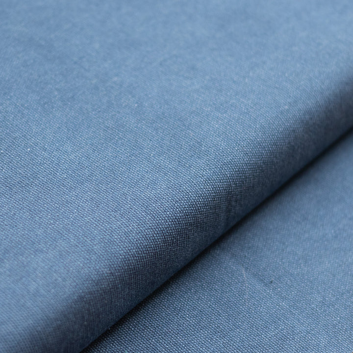 Blue Heavyduty Canvas Bolster Pillow