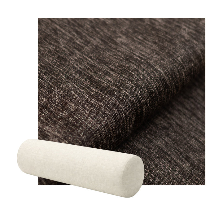 Heathered Black Premium Weave Bolster Pillow