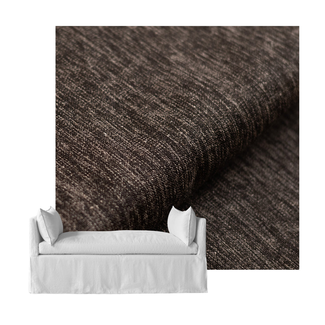 Heathered Black Custom Daybed Cover
