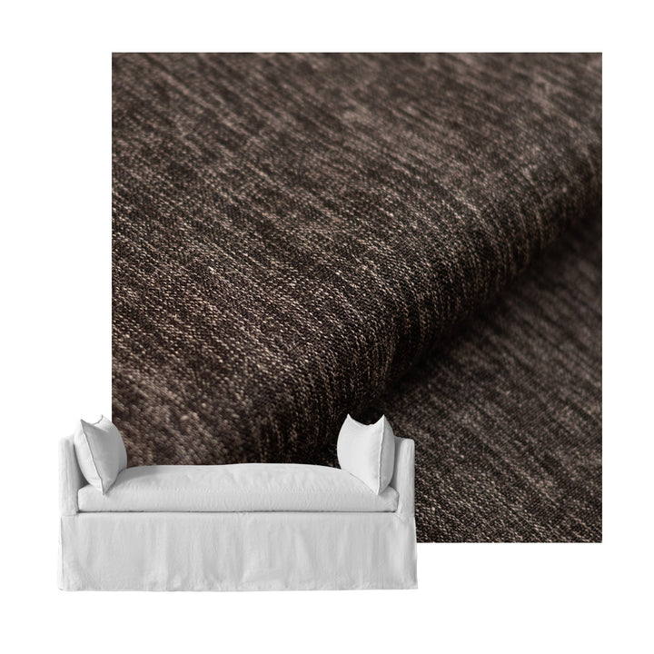 Heathered Black Custom Daybed Cover
