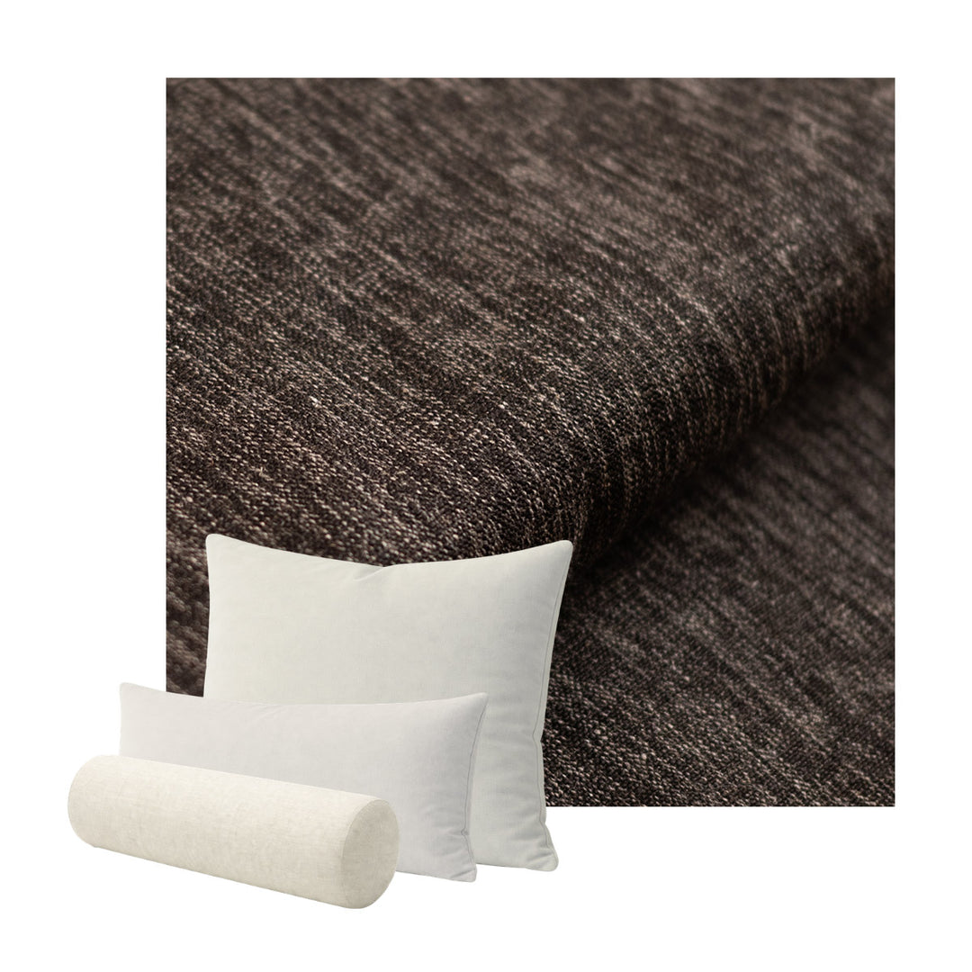 Heathered Black Custom Pillow Cover