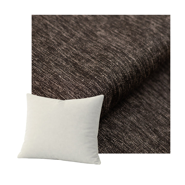 Heathered Black Throw Pillow