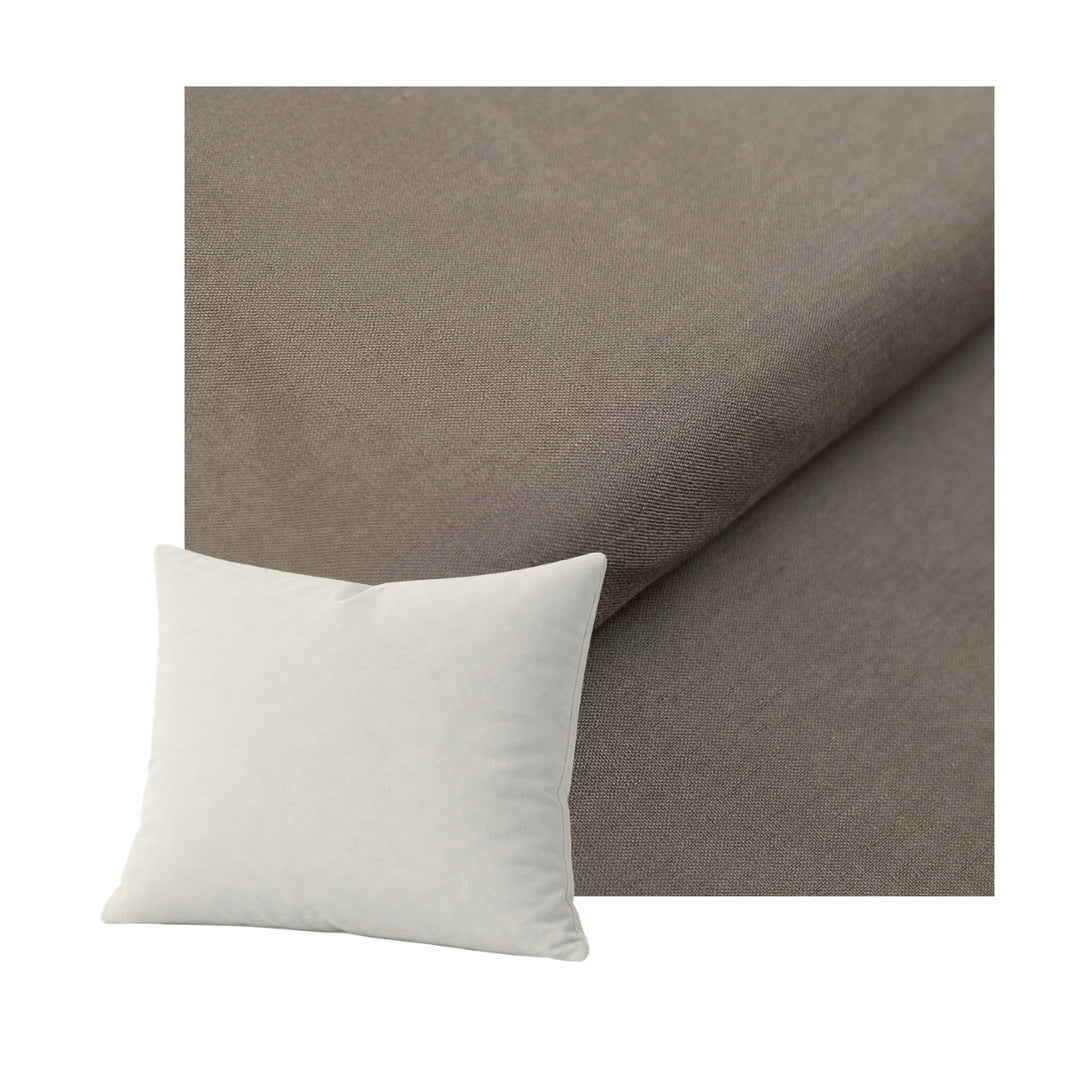 Gray Lightweight Canvas Throw Pillow