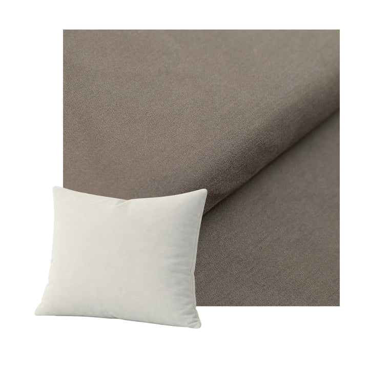 Gray Lightweight Canvas Throw Pillow