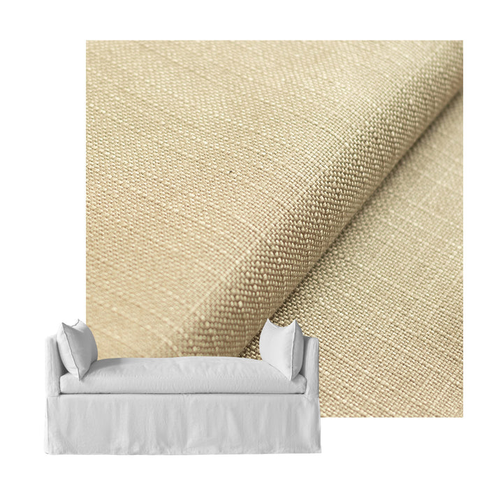 Natural Tweed Custom Daybed Cover