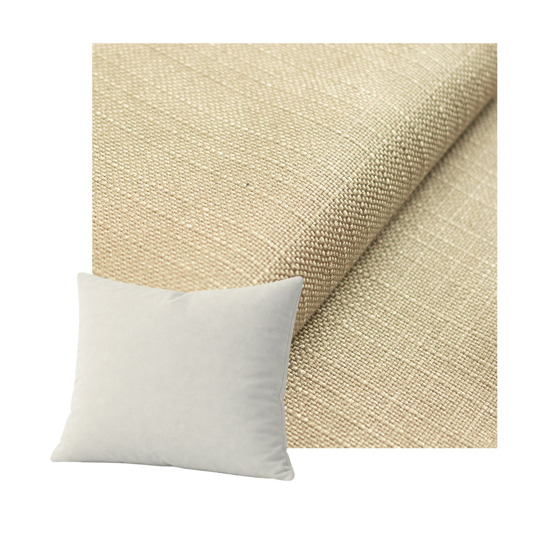 Natural Tweed Throw Pillow