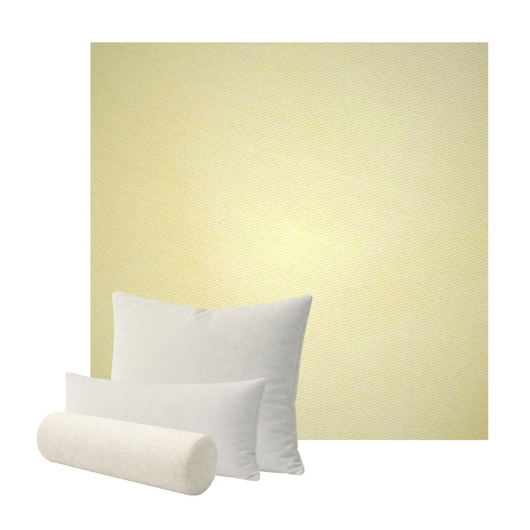 Canary Yellow Twill Custom Pillow Cover