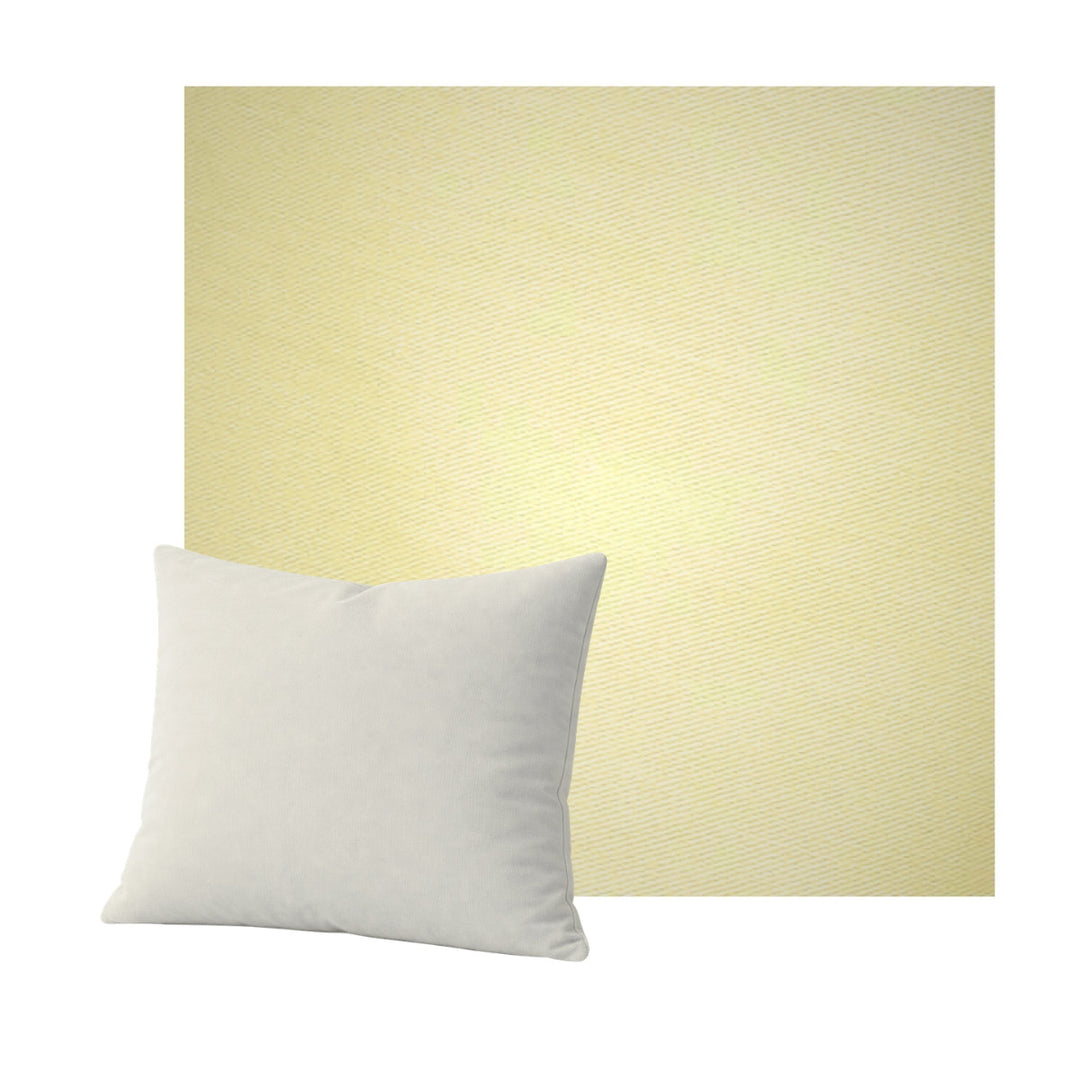 Canary Yellow Twill Throw Pillow