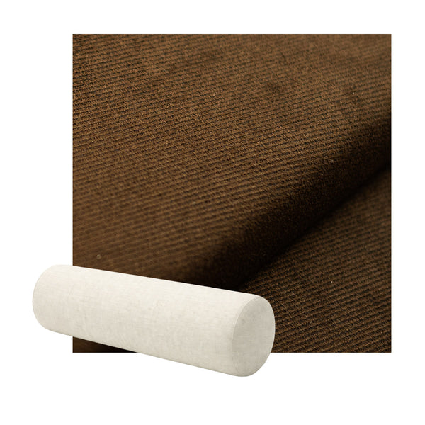 Mocha Brown Performance Twill Bolster Pillow