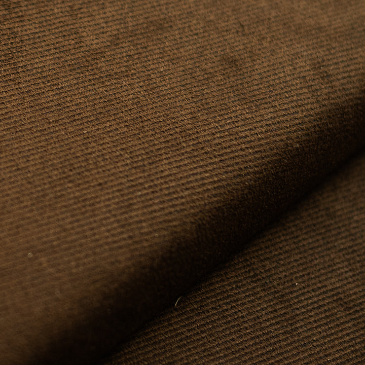 Mocha Brown Performance Twill Fabric