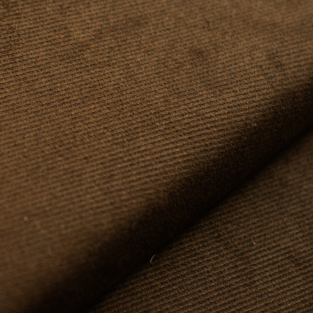 Mocha Brown Performance Twill Custom Sectional Slipcover
