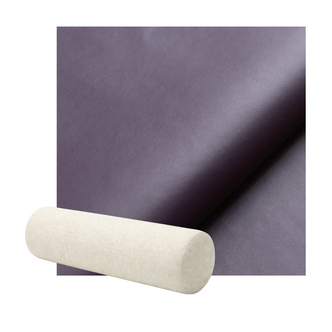 Grape Faux Leather Bolster Pillow
