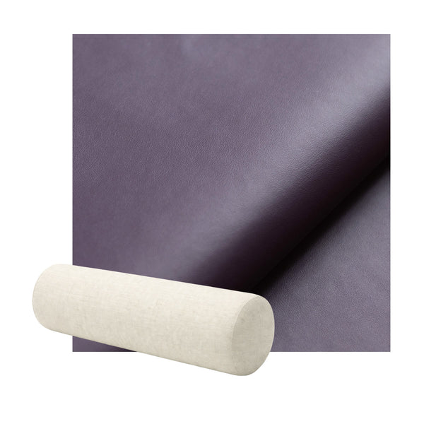 Grape Faux Leather Bolster Pillow