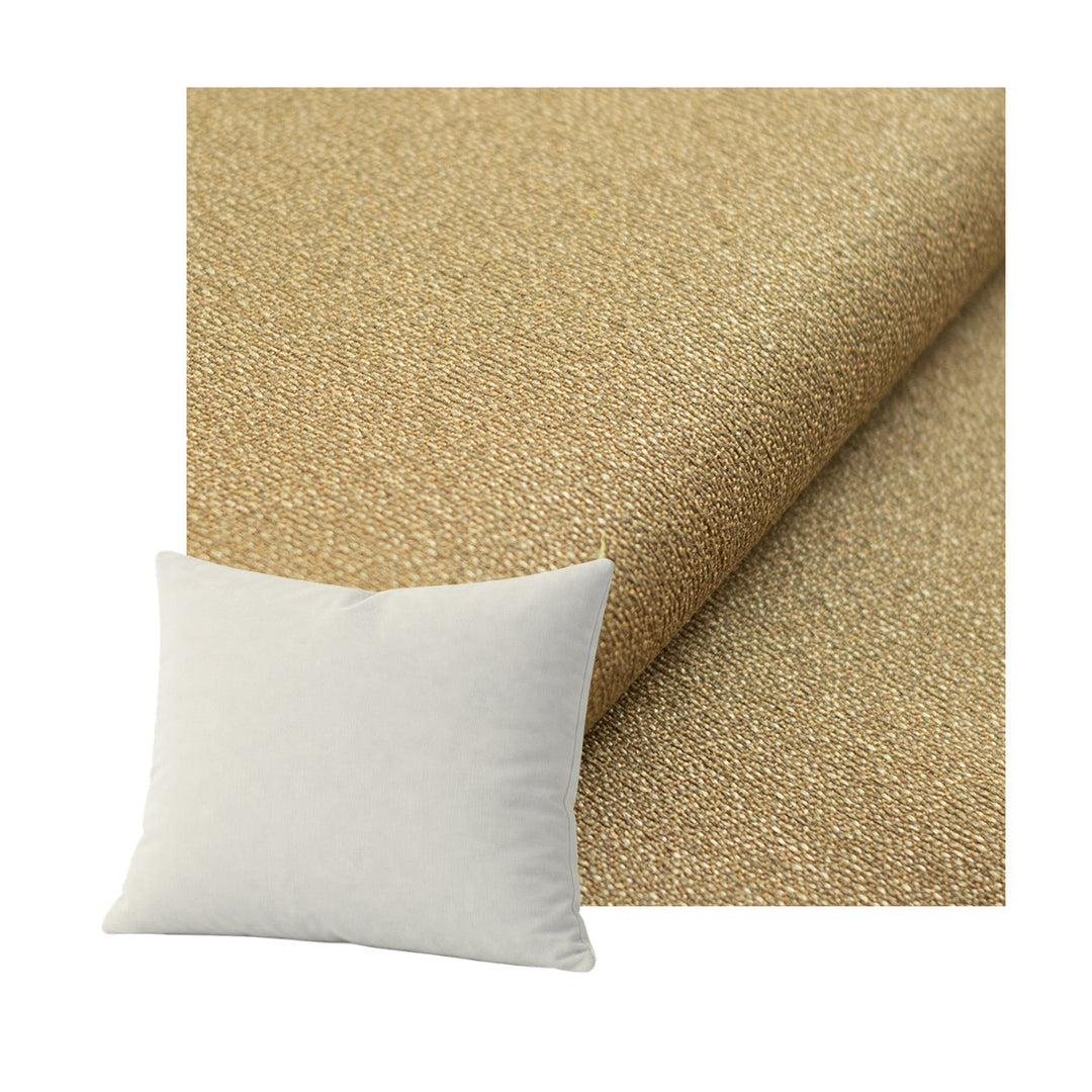 Warm Beige Throw Pillow