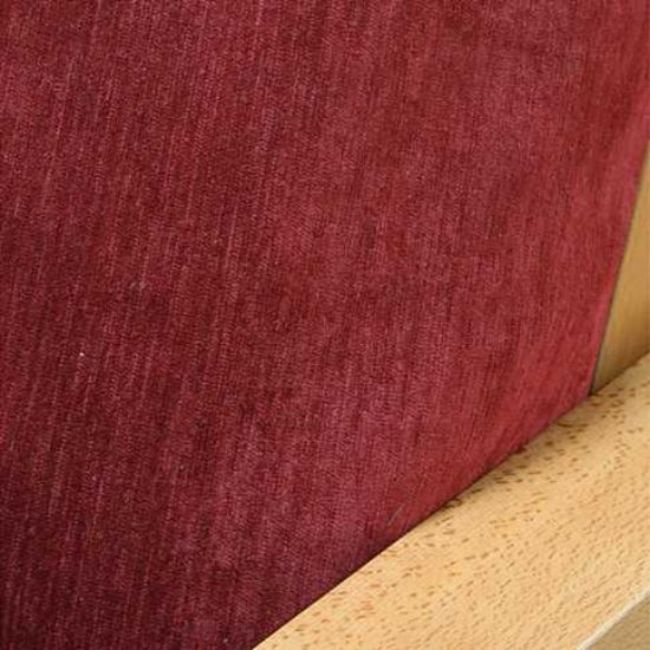 Ultra-soft Cranberry Chenille Custom Cushion Cover