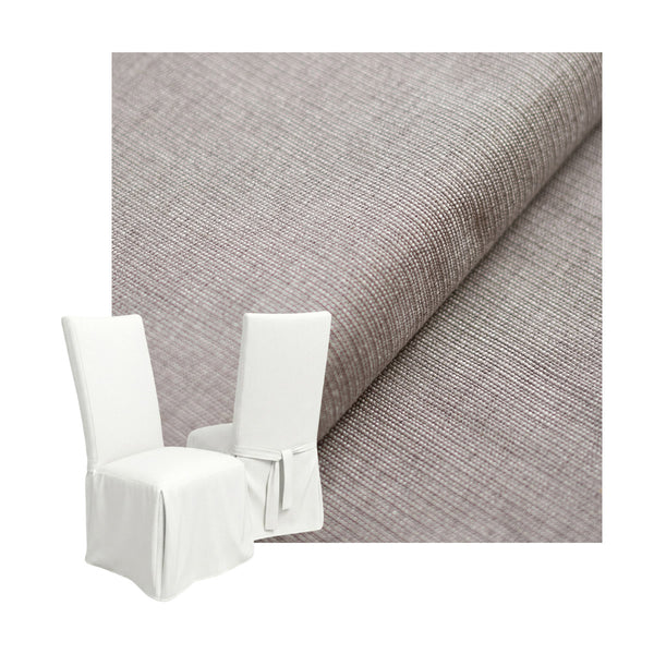 Ultra-soft Gray Custom Dining Chair Cover