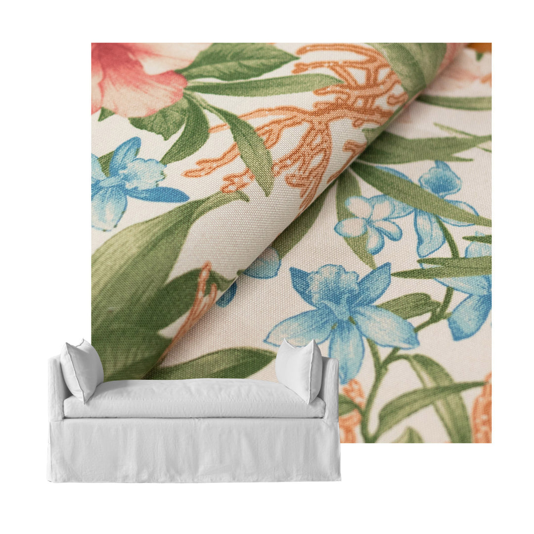 Tropical Hibiscus Outdoor & Patio Custom Daybed Cover
