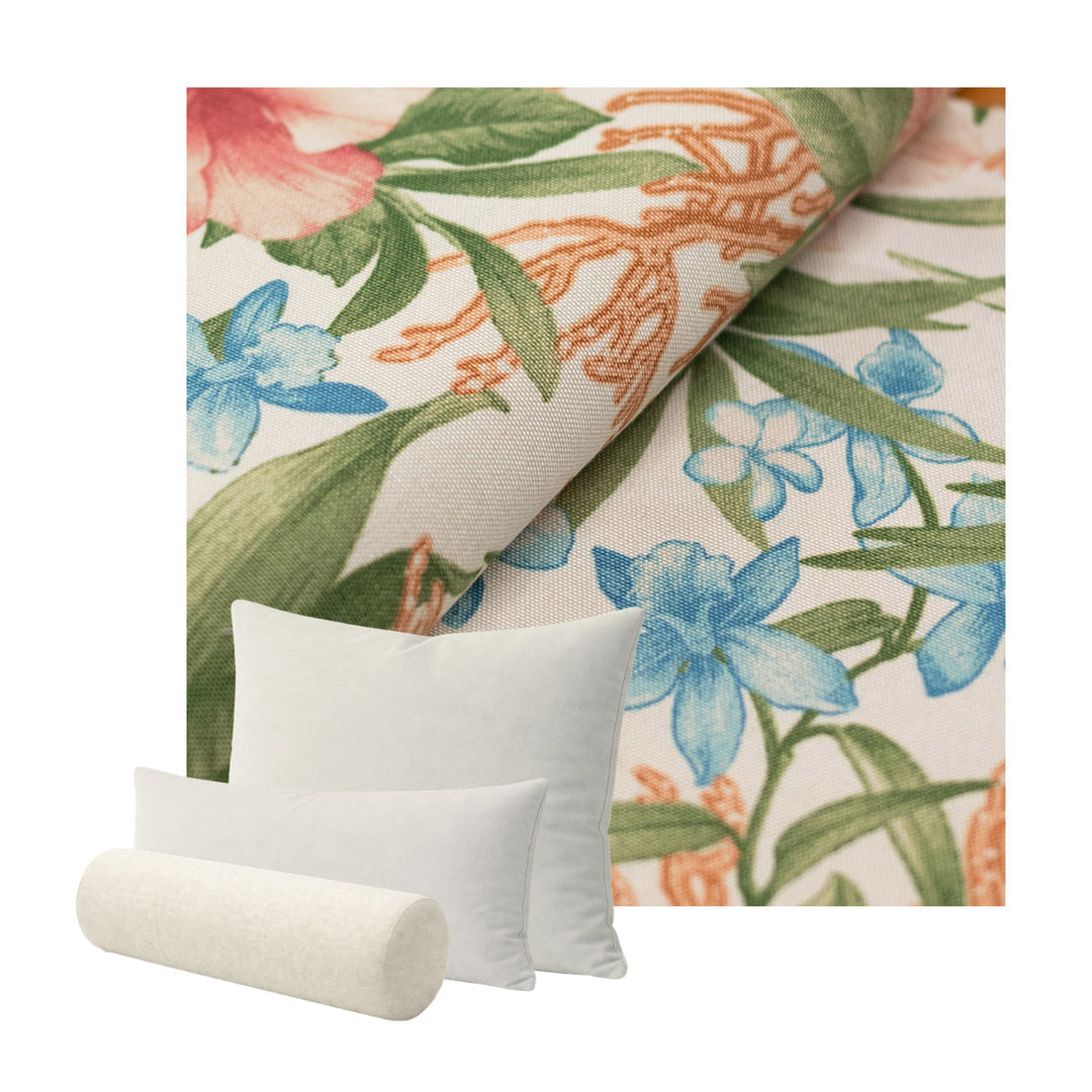 Tropical Hibiscus Outdoor & Patio Custom Pillow Cover