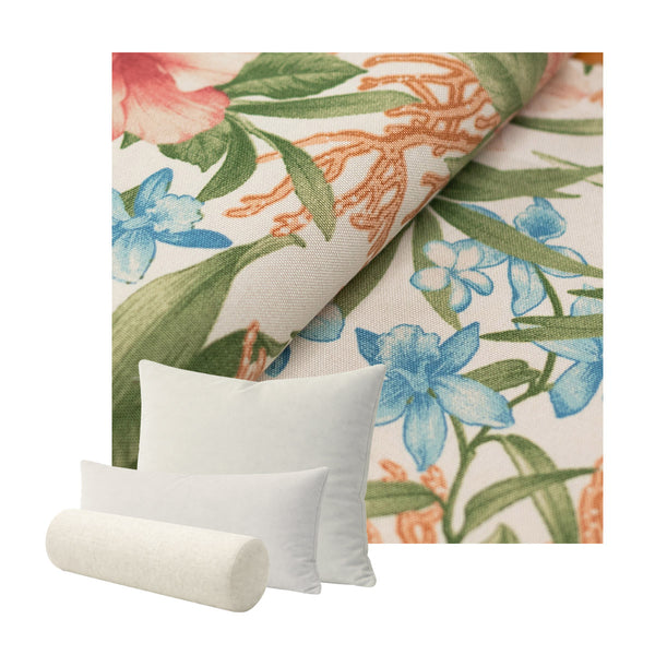 Tropical Hibiscus Outdoor & Patio Custom Pillow Cover