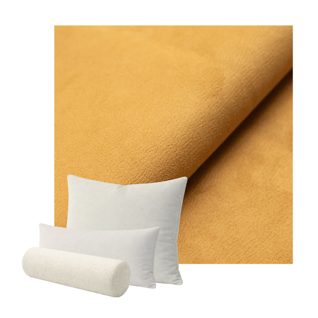 Golden Ochre SuedeTouch Custom Pillow Cover
