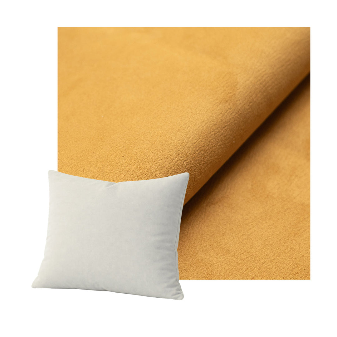 Golden Ochre SuedeTouch Throw Pillow