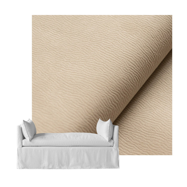 Light Cream SuedeTouch Custom Daybed Cover
