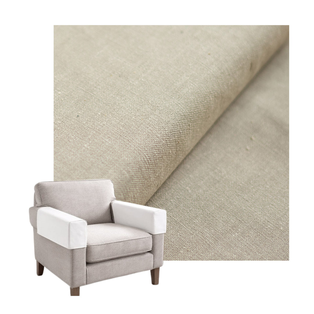 Greige Heavyweight Canvas Custom Armrest Cover