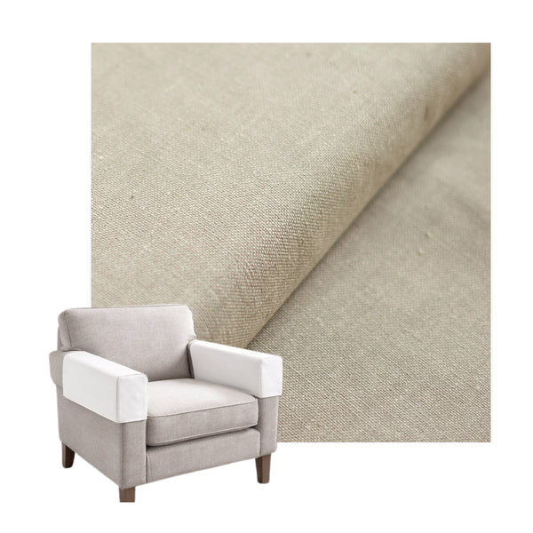 Greige Heavyweight Canvas Custom Armrest Cover
