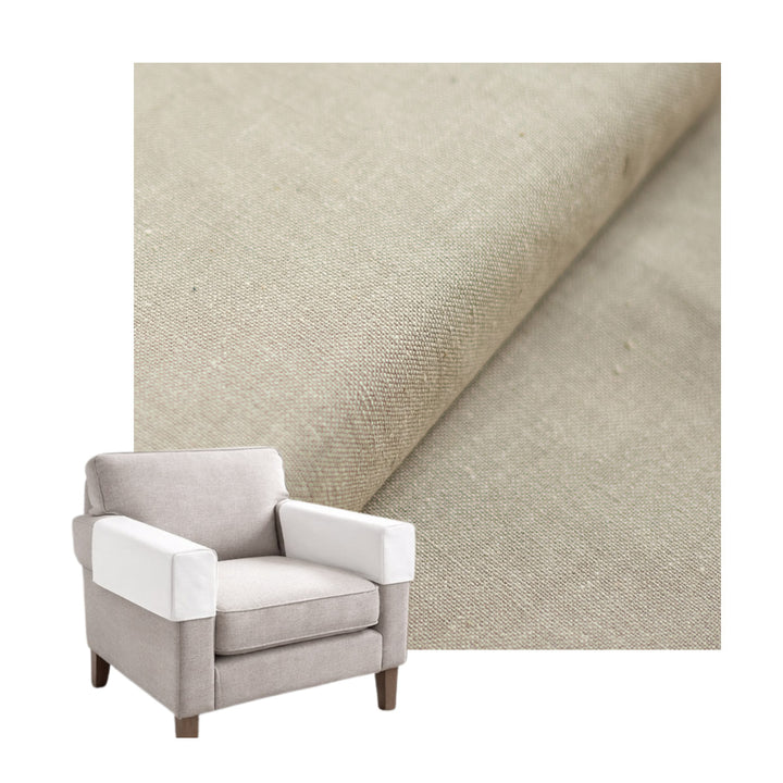 Greige Heavyweight Canvas Custom Armrest Cover