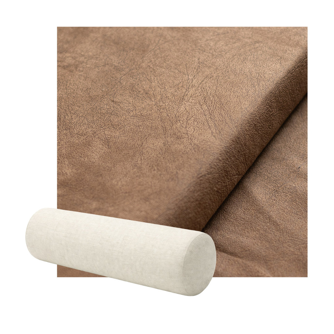 Warm Brown SuedeTouch Bolster Pillow