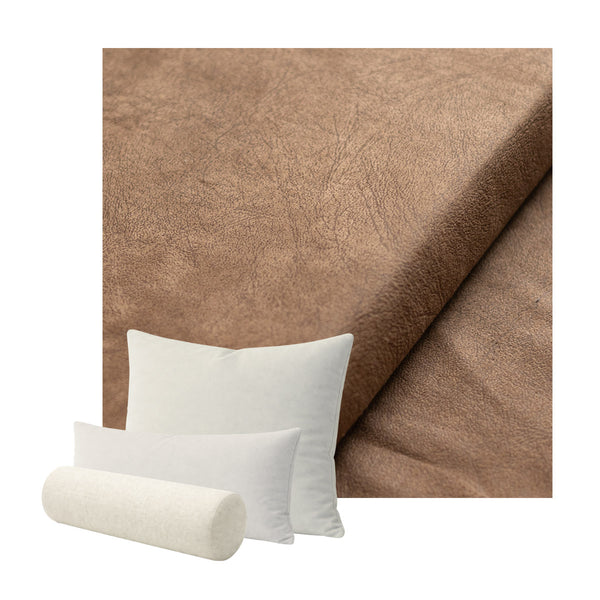 Warm Brown SuedeTouch Custom Pillow Cover