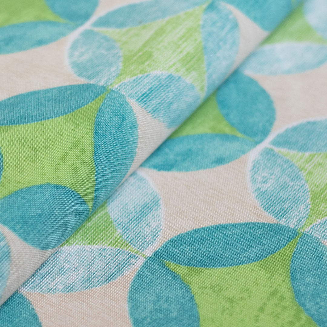 Sea Glass Mosaic Custom Outdoor Cushion Cover
