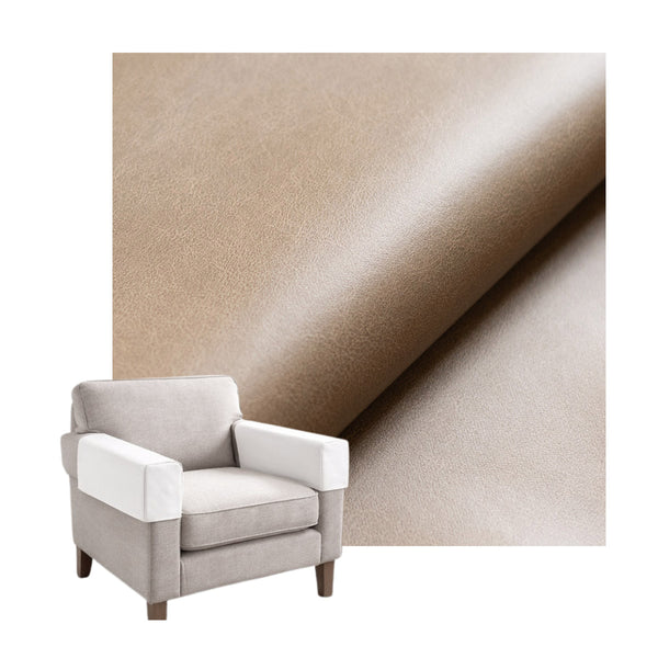 Mushroom Faux Leather Custom Armrest Cover